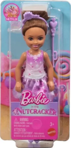 Barbie - Nutcracker Chelsea Dukke - Brunette Snefe - Mattel Jnb01