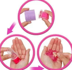 Barbie - Party Unboxed - Lyserød Curvy Dukke - 10 Overraskelser