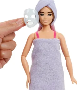 Barbie - Party Unboxed - Lyserød Curvy Dukke - 10 Overraskelser