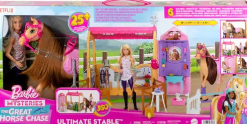 Barbie - The Great Horse - Chase Ultimate Stable