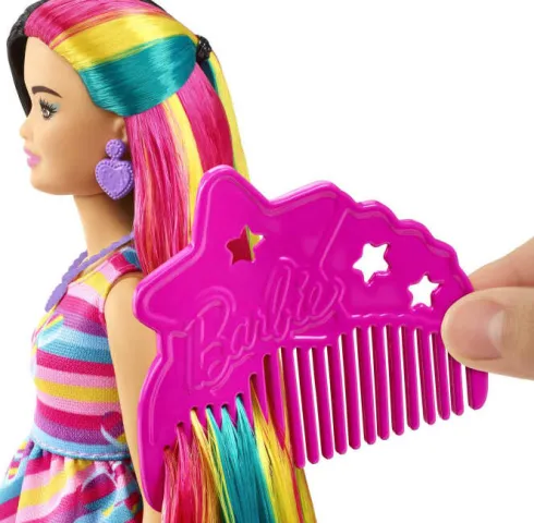 Barbie - Totally Hair - Dukke Med Hjertetema