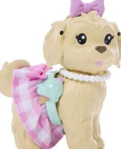 Barbie - Twinning Looks - Dukke Og Hund - Sløjfer