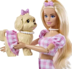 Barbie - Twinning Looks - Dukke Og Hund - Sløjfer