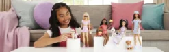 Barbie - Twinning Looks - Dukke Og Hund - Sløjfer