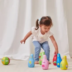 Barbo Toys - Gurli Gris Soft Bowling Sæt