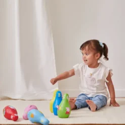 Barbo Toys - Gurli Gris Soft Bowling Sæt