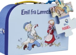 Barbo Toys - Puslespil I Kuffert - Emil Fra Lønneberg - 24 Brikker