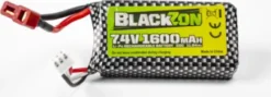 Battery Pack - Lipo 7.4V, 1600Mah - , W/T-Plug - 540247 - Blackzon