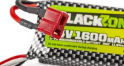 Battery Pack - Lipo 7.4V, 1600Mah - , W/T-Plug - 540247 - Blackzon