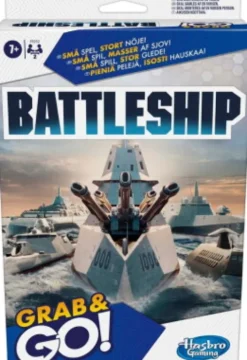 Battleship - Grab & Go - Sænke Slagskibe Spil - Hasbro F8252