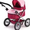 Bayer - Dukkevogn - Trendy Dukke Barnevogn - Rød Pink