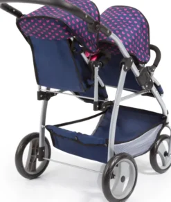 Bayer - Tvilling Dukkevogn - Navy