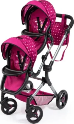 Bayer - Tvillinge Klapvogn - Neo - Pink