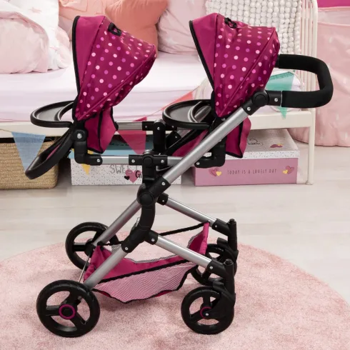 Bayer - Tvillinge Klapvogn - Neo - Pink