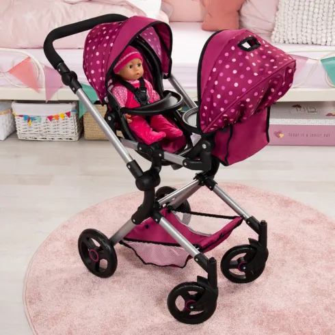 Bayer - Tvillinge Klapvogn - Neo - Pink