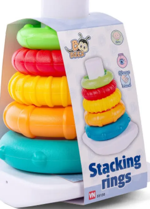 B-Beez - Stacking Rings - Stabletårn Med Vippebund - Vn 55130