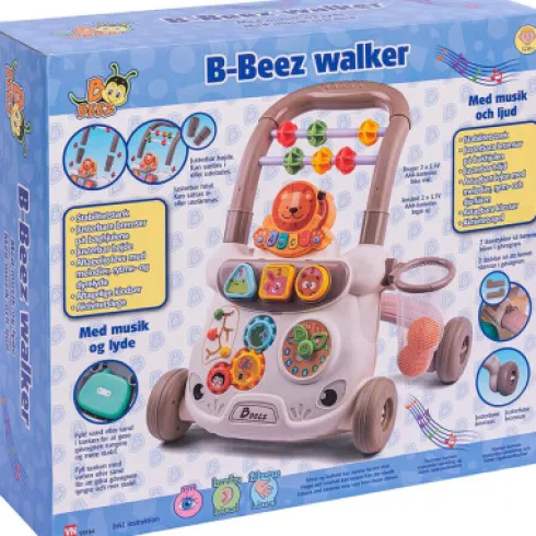 B-Beez - Walker - Aktivitetsgåvogn Med Musik Og Lyde - Vn 55184
