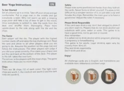 Beer Yoga Kort Spil