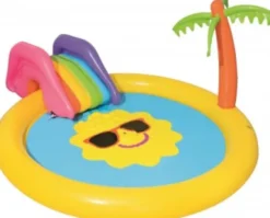 Bestway - Badebassin Med Rutsjebane - 237X201 CM