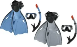 Bestway - Hydro-Pro Snorkelsæt Og Svømmefødder - Str. 43-48 - Assorteret