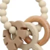 Biderangle I Silikone - Kanin, Blad Og Træ Bideringe - Beige - Magni
