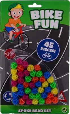 Bike Fun - Spokebeads Til Børnecyklen - 45 Stk