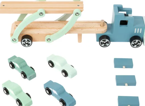 Biltransporter Legetøj Med 4 Biler - Træ - Chicago - Small Foot
