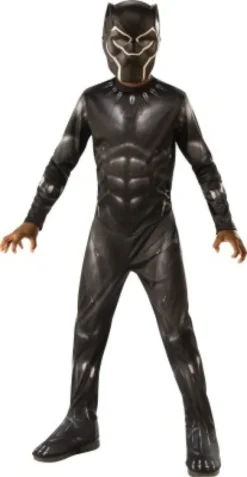 Black Panther Kostume Til Børn - Marvel - 116 CM - Rubies