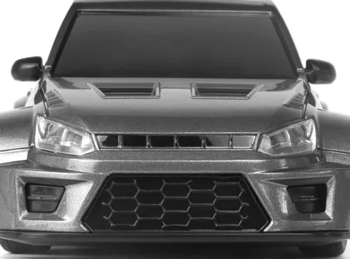 Blackzon - Myte R Race R/C Car - Samlet - Grå - 1:43 - 548101