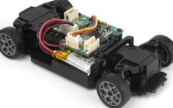 Blackzon - Myte R Race R/C Car - Samlet - Grå - 1:43 - 548101