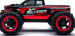 Blackzon - Rc Monster Truck Bil - Slyder Mt Turbo 1/16 4Wd 2S - Rød