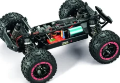 Blackzon - Rc Monster Truck Bil - Slyder Mt Turbo 1/16 4Wd 2S - Rød