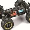 Blackzon - Rc Monster Truck Bil - Slyder Mt Turbo 1/16 4Wd 2S - Gul