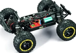 Blackzon - Rc Monster Truck Bil - Slyder Mt Turbo 1/16 4Wd 2S - Gul