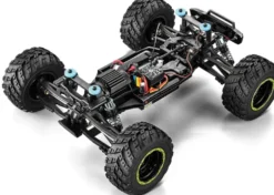 Blackzon - Rc Monster Truck Bil - Smyter Mt Turbo 1/12 4Wd 3S - Grøn