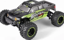 Blackzon - Rc Monster Truck Bil - Smyter Mt Turbo 1/12 4Wd 3S - Grøn