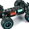 Blackzon - Rc Monster Truck Bil - Slyder Mt Turbo 1/16 4Wd 2S - Blå