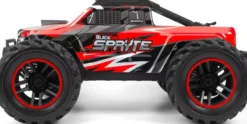 Blackzon - Rc Monster Truck Bil - Spryte Mt 1/20 4Wd - Rød