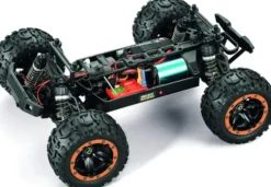 Blackzon - Rc Monster Truck Bil - Slyder Mt Turbo 1/16 4Wd 2S - Orange