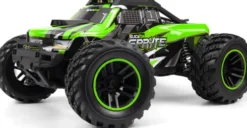 Blackzon - Rc Monster Truck Bil - Spryte Mt 1/20 4Wd - Grøn