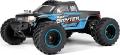 Blackzon - Rc Monster Truck Bil - Smyter Mt Turbo 1/12 4Wd 3S - Blå