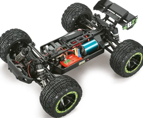 Blackzon - Slyder Turbo Stadium Truck Brushless - Fjernstyret - 1:16 - Grøn