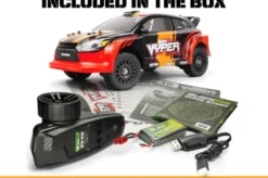 Blackzon - Vyper Rx Turbo 4Wd 2S R/C Car - Rød Orange - 1:16 - 540283