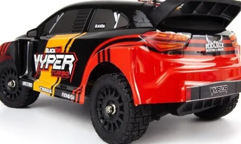 Blackzon - Vyper Rx Turbo 4Wd 2S R/C Car - Rød Orange - 1:16 - 540283