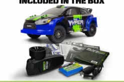 Blackzon - Vyper Rx 4Wd R/C Car - Samlet - Blå Grøn - 1:16 - 540282