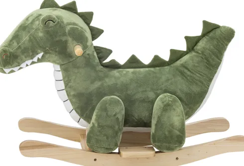 Bloomingville Mini - Arnie Gyngehest - Krokodille - Grøn - Polyester