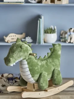 Bloomingville Mini - Arnie Gyngehest - Krokodille - Grøn - Polyester