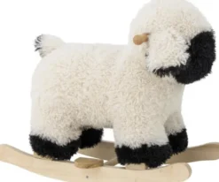 Bloomingville Mini - Dolly Gyngehest - Får - Hvid - Polyester