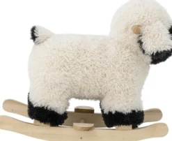 Bloomingville Mini - Dolly Gyngehest - Får - Hvid - Polyester