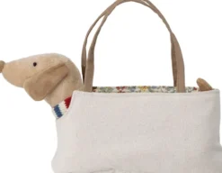Bloomingville Mini - Hilena Bamse I Taske - Natur - Polyester